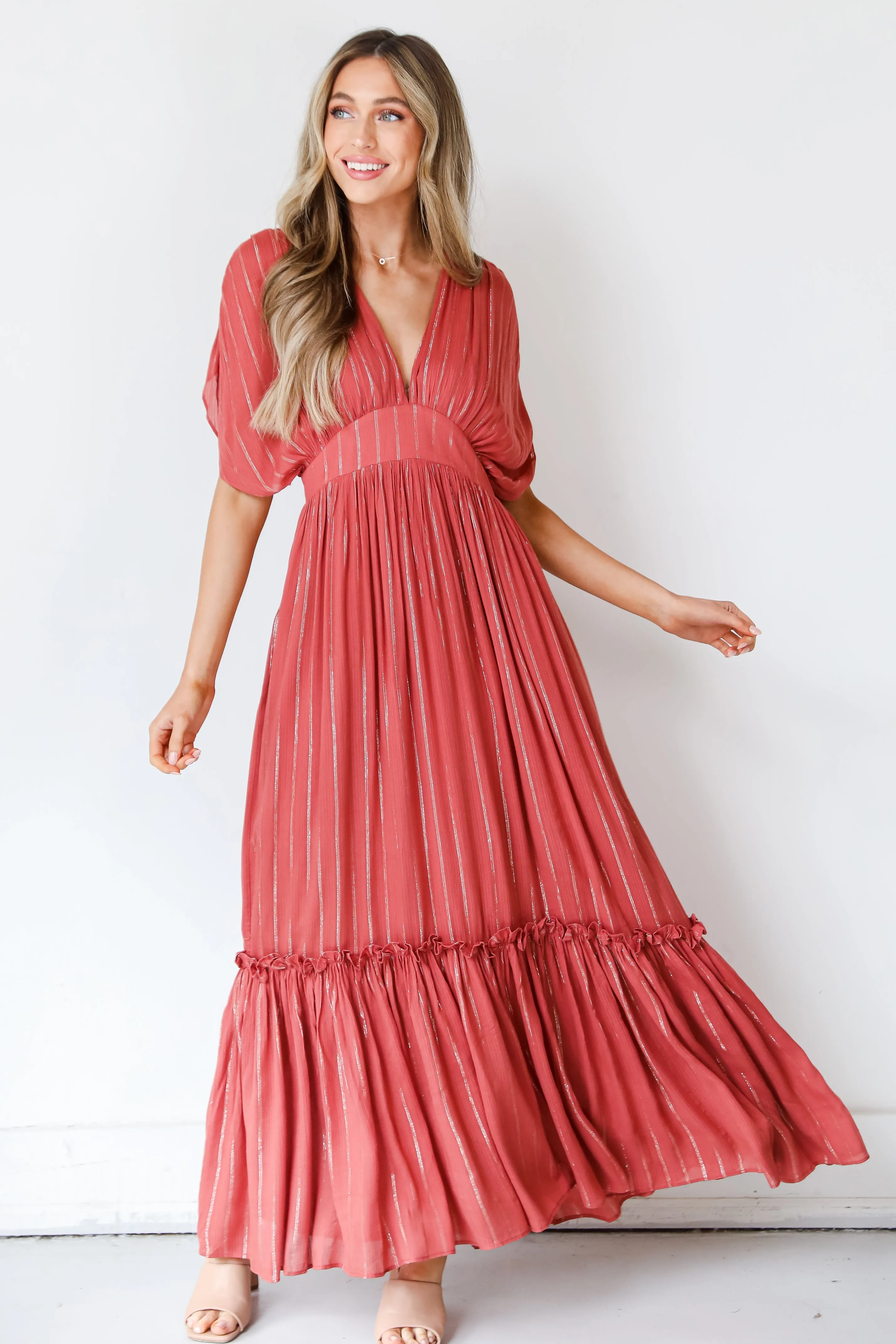 Simply Glowing Maxi Dress