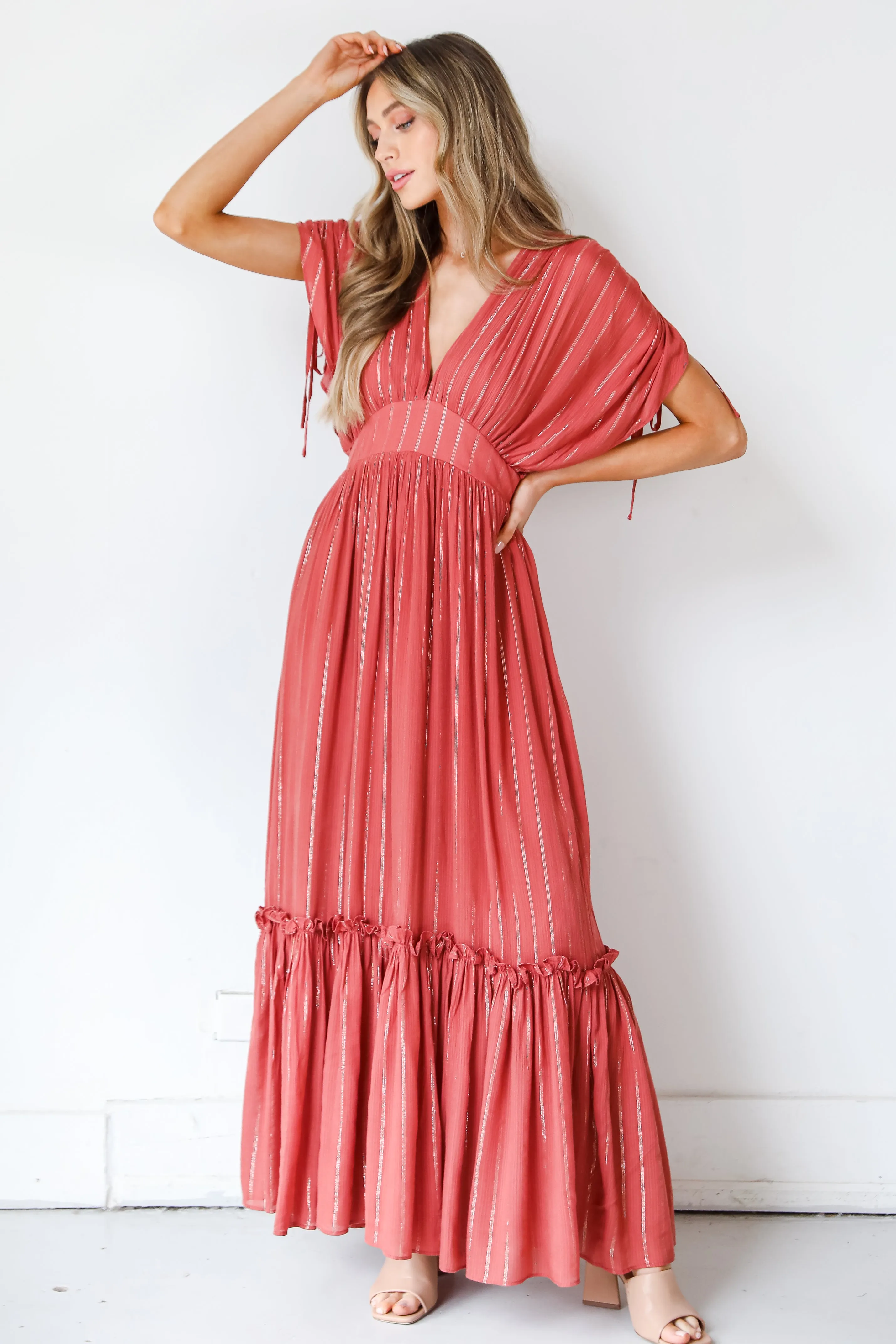 Simply Glowing Maxi Dress