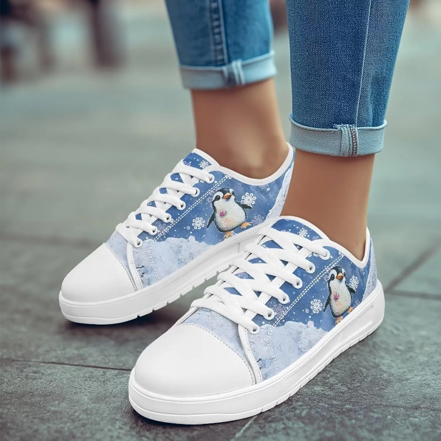 Sneakers for Women Memory Foam Spring Shoes for Women Footwear Slip-On Canvas Shoes Non Slip Fashion 5.5-13.5