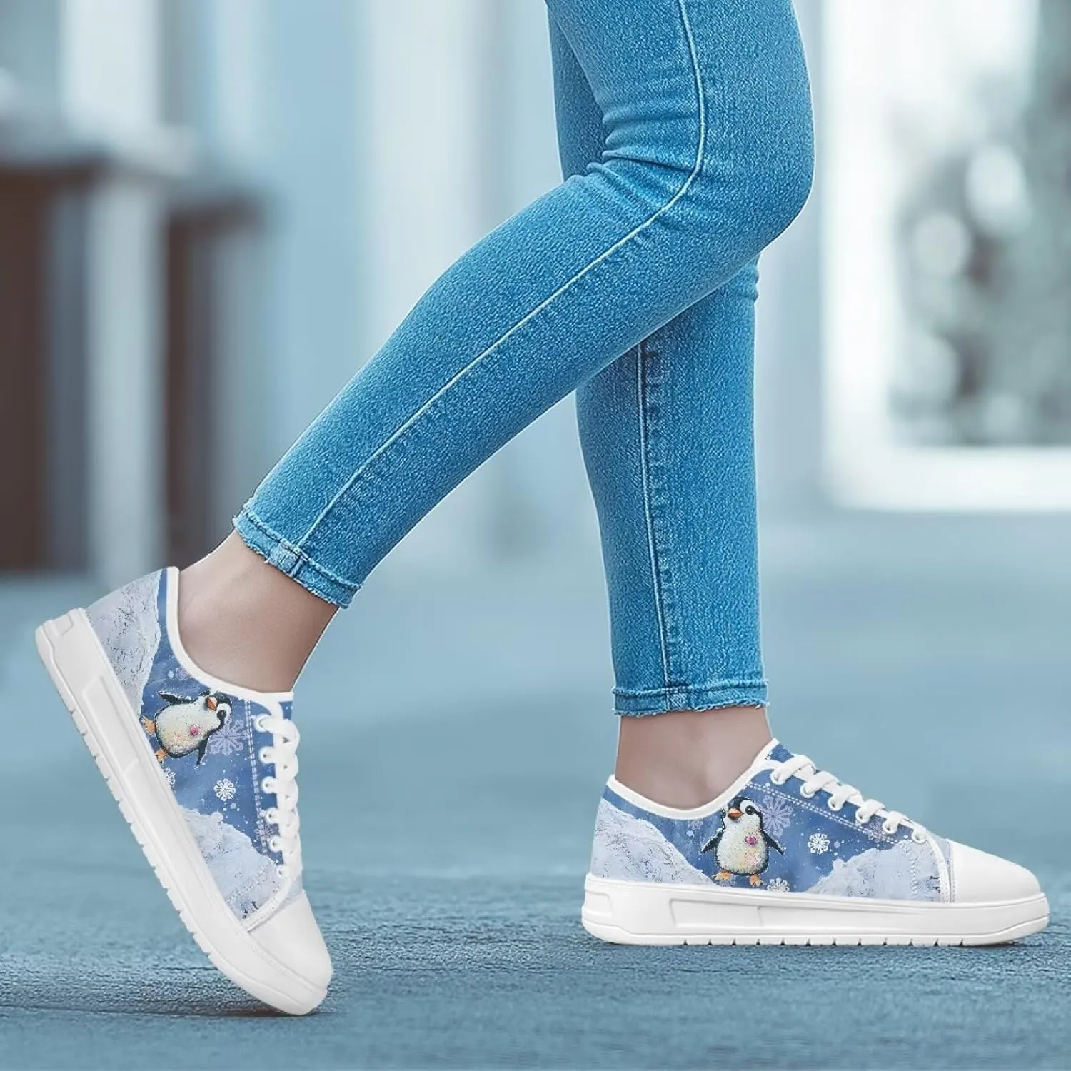 Sneakers for Women Memory Foam Spring Shoes for Women Footwear Slip-On Canvas Shoes Non Slip Fashion 5.5-13.5