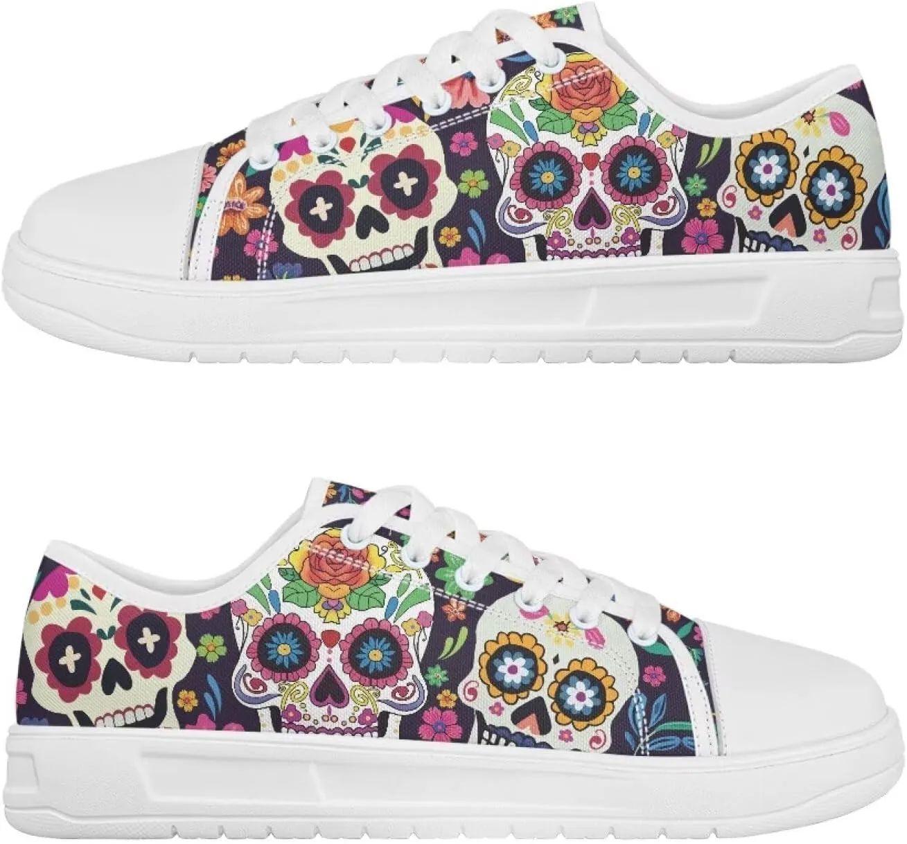 Sneakers for Women Memory Foam Spring Shoes for Women Footwear Slip-On Canvas Shoes Non Slip Fashion 5.5-13.5