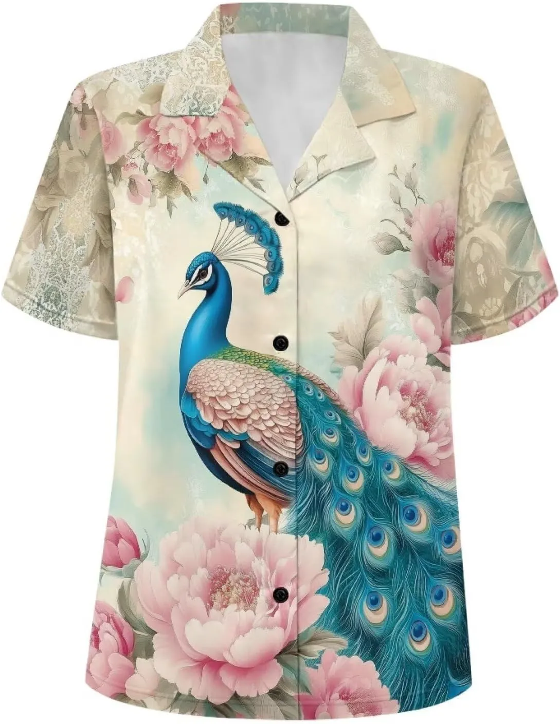 Summer Shirt for Women Casual Trendy Fashion Loose Fit Tunic Tops