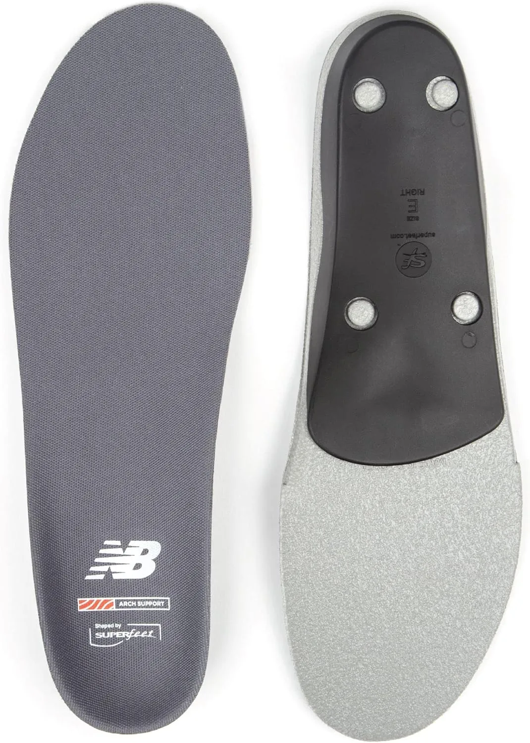 Superfeet New Balance Casual Orthotic Inserts with Arch Support - 9.5-11 Men / 10.5-12 Women