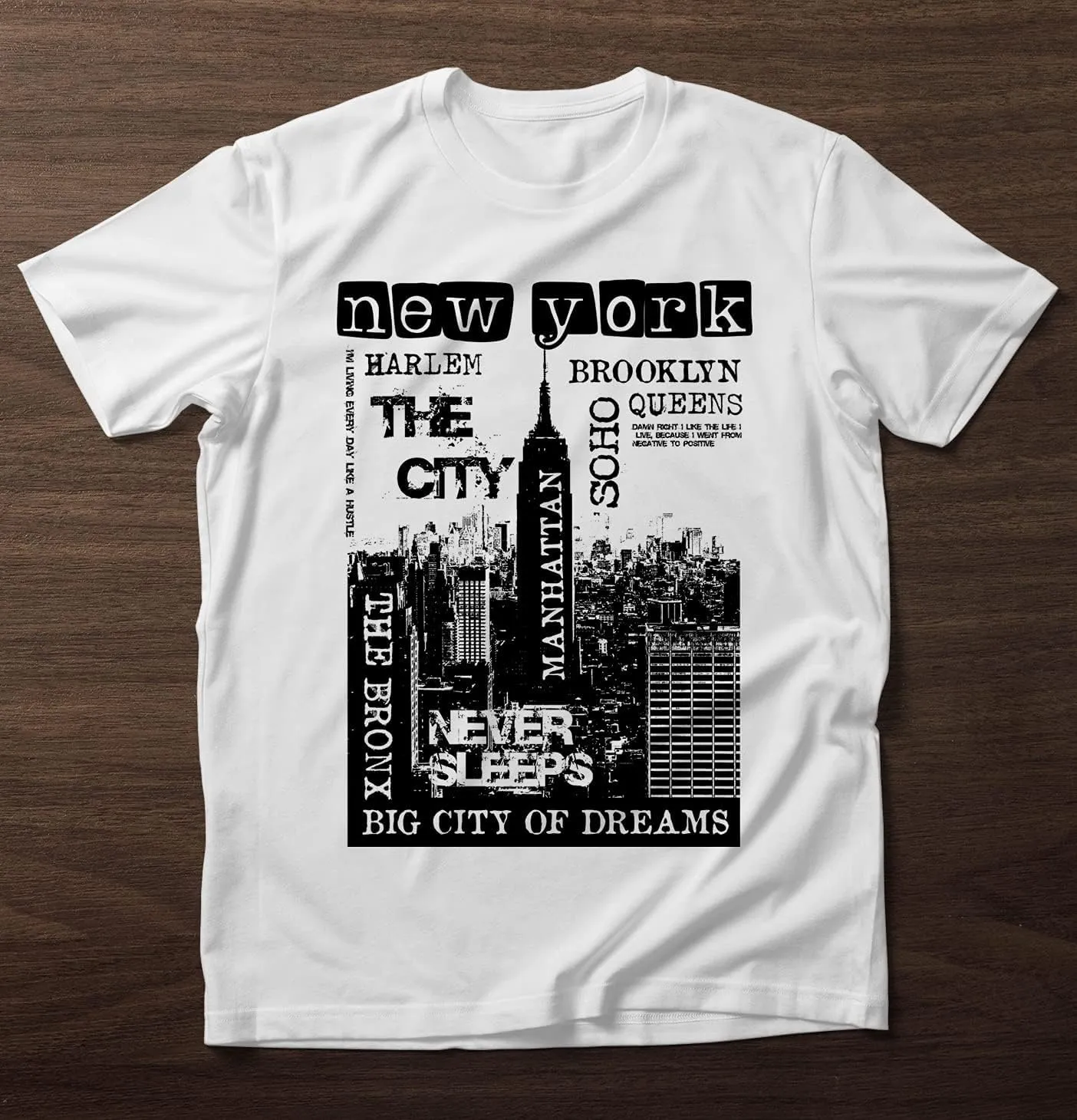 Swag Point Men’s Graphic T Shirts – 100% Cotton Short Sleeve Urban Casual Tops Streetwear Hip Hop Hipster Tee