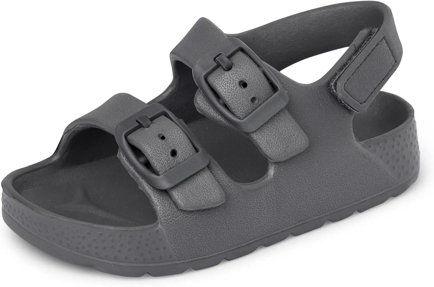 The Children's Place Baby Boys and Toddler Everyday Double Buckle Slide Sandals with Backstrap