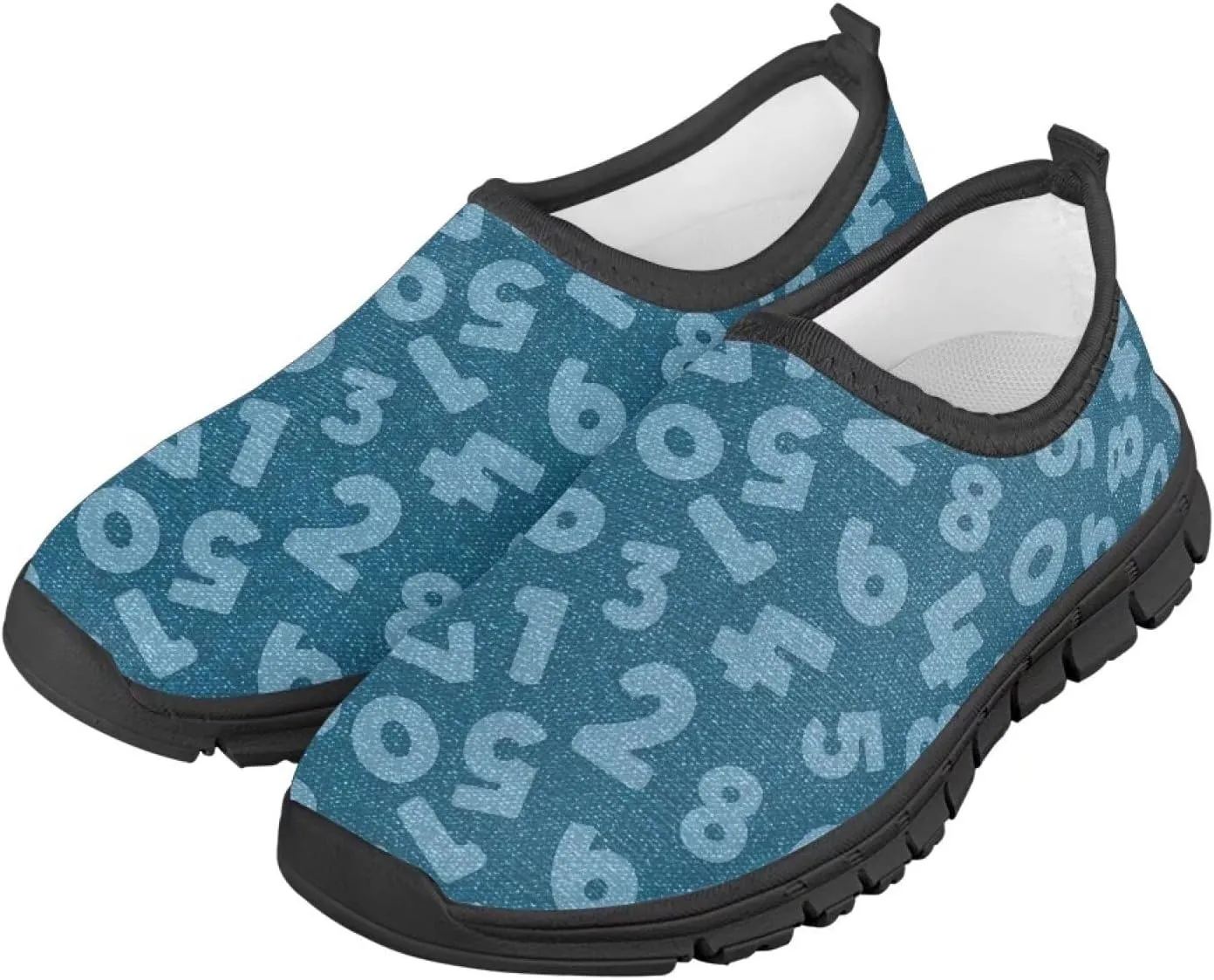 TODIYADDU Kids Running Shoes Slip On Tennis Shoes Boys Girls Lightweight Mesh Trendy Sports Sneakers