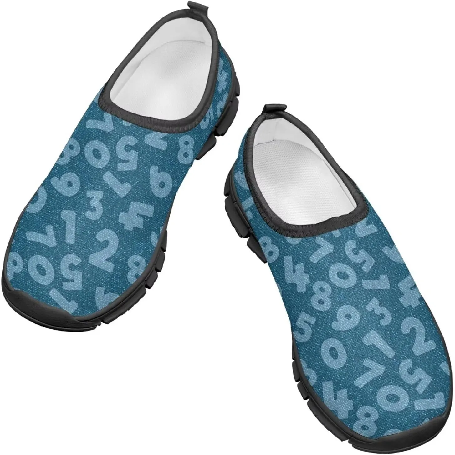 TODIYADDU Kids Running Shoes Slip On Tennis Shoes Boys Girls Lightweight Mesh Trendy Sports Sneakers