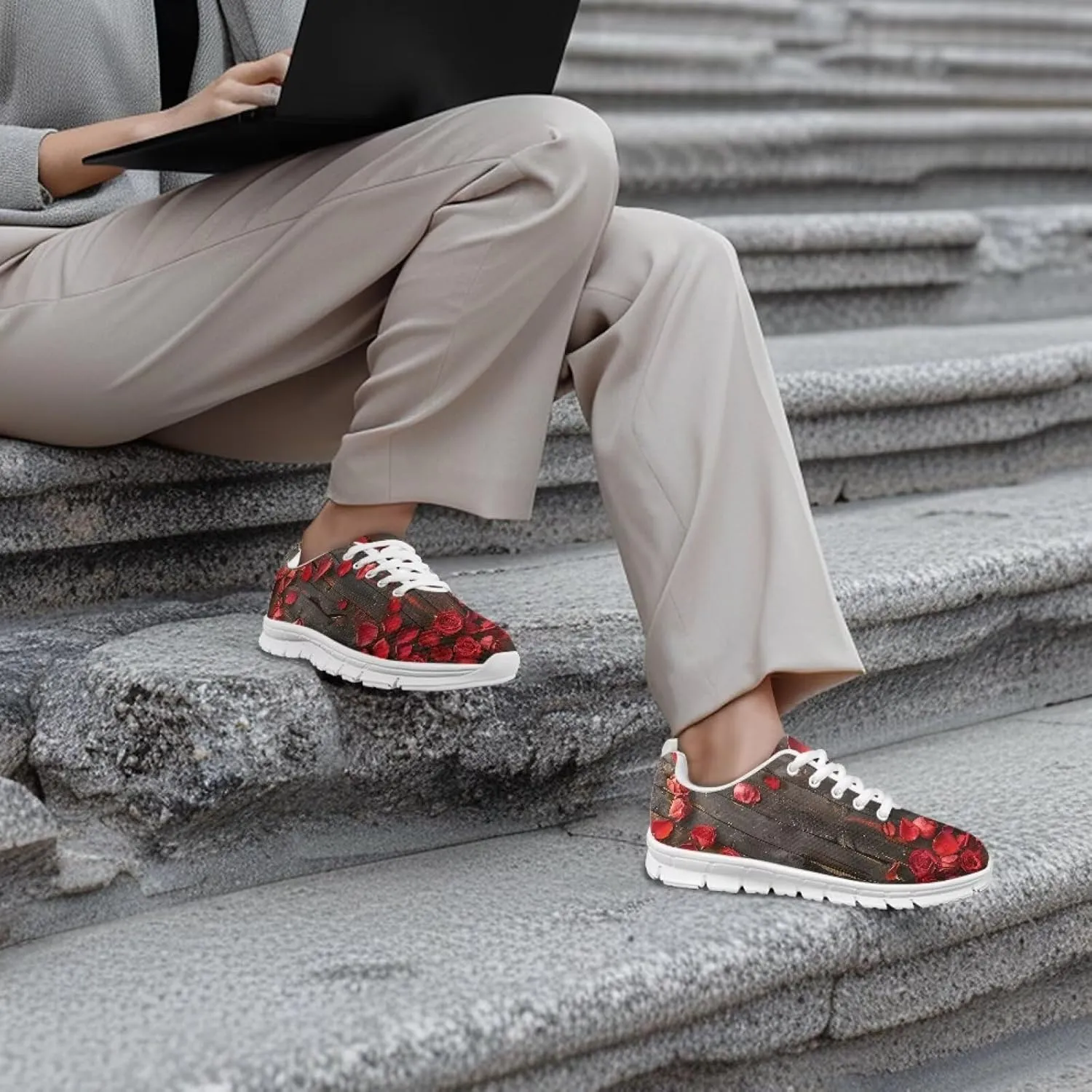 Trendy Women Running Shoes Comfy Adult Casual Sneakers Fashion Sneakers
