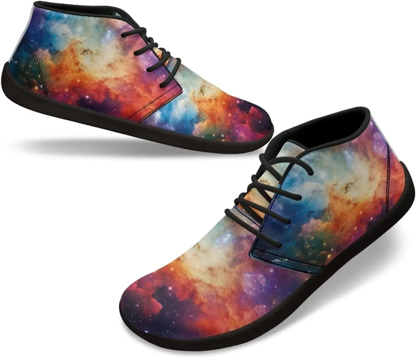 Trendy Womens Barefoot Shoes Leather Shoes for Women Low Top Sneakers
