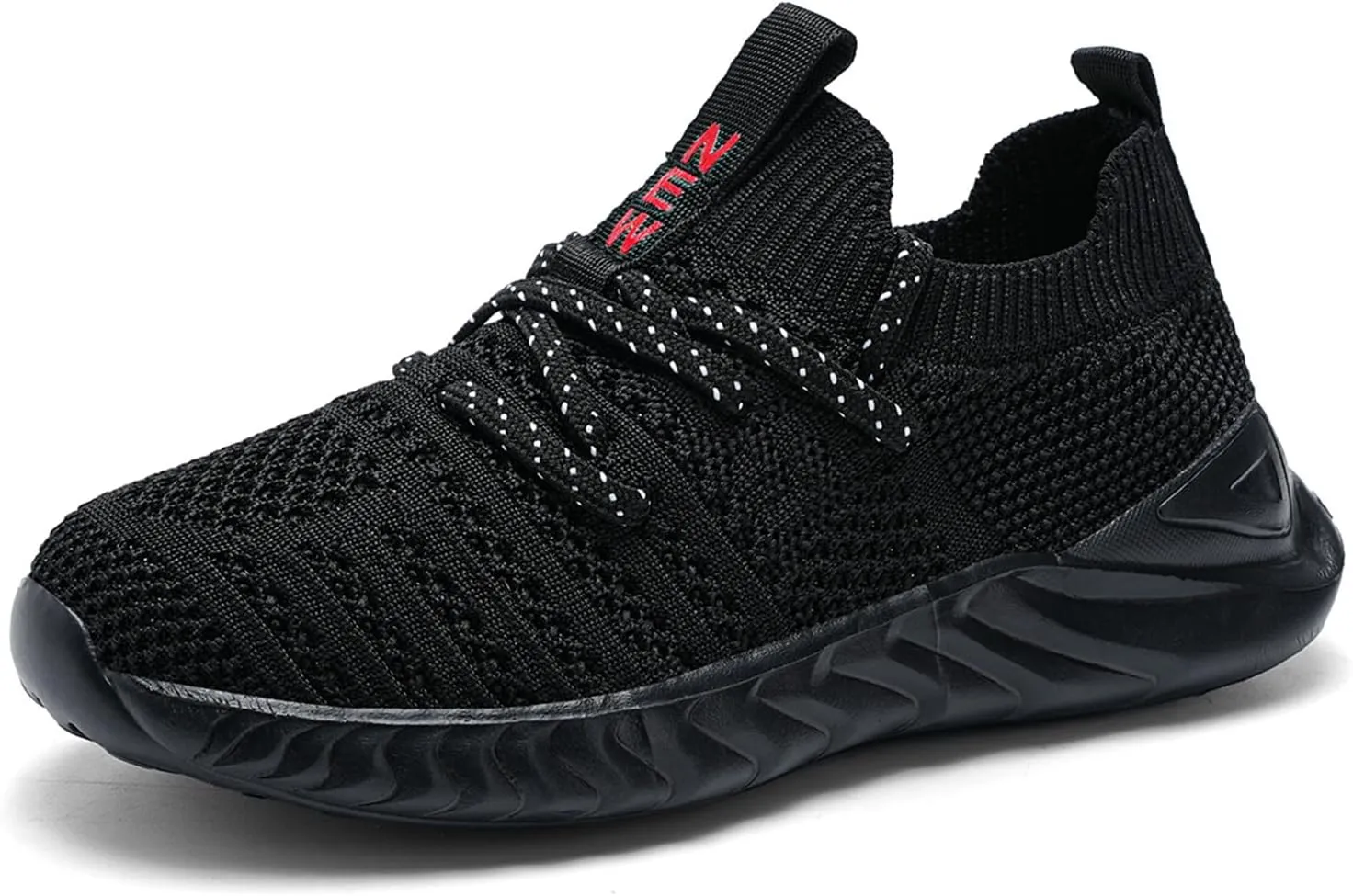 UMANPOO Kids Running Shoes Boys Girls Barefoot Slip On Sneakers Casual Walking Tennis Athletic Gym Sock Shoes Non Slip
