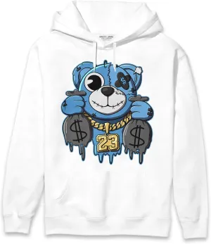 Unisex Hoodie Matching AJ 13s Black University Blue (Ber 23 Money)