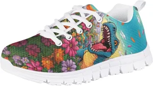 Uourmeti School Sneakers for Girls Boys Kids Running Tennis Shoes Lace Up