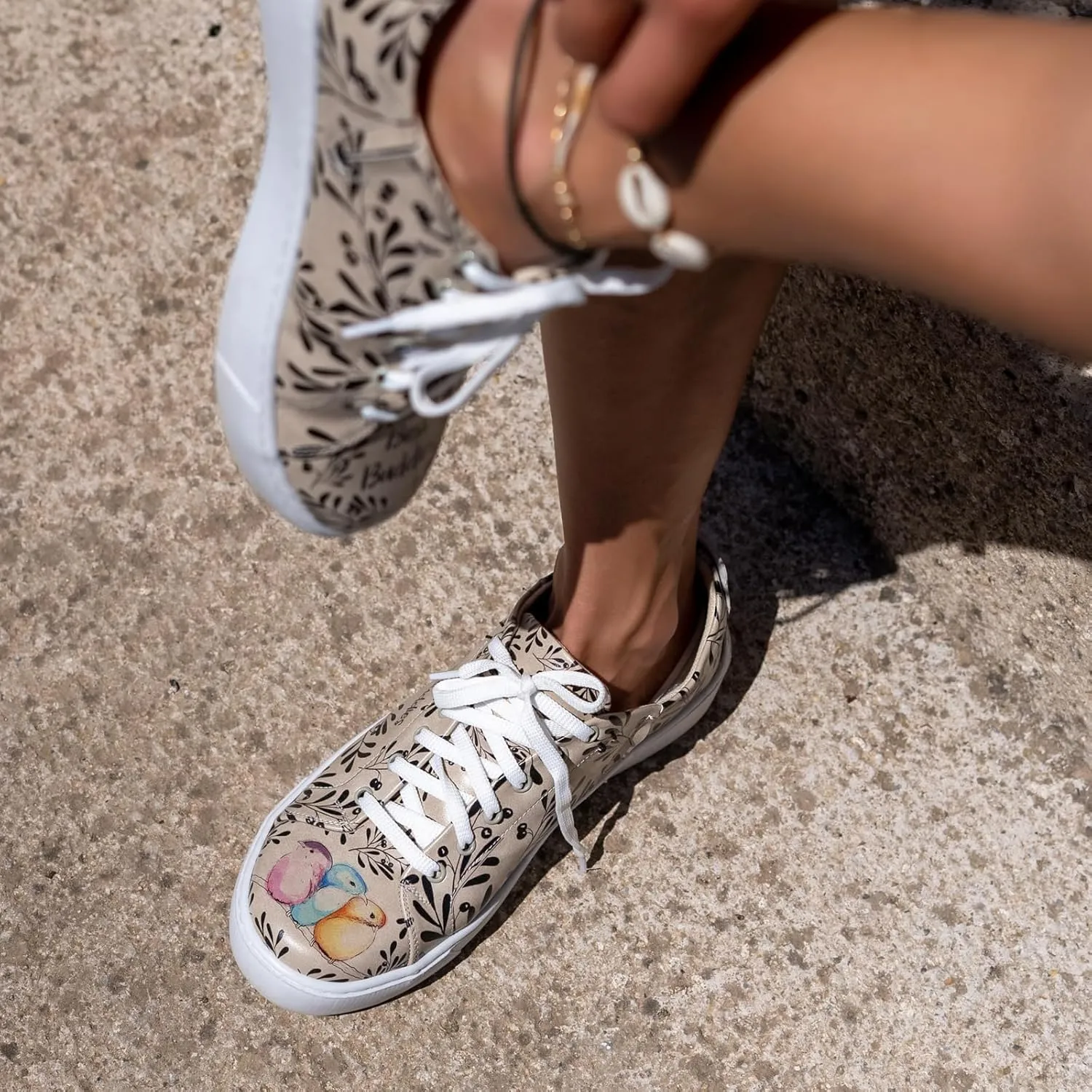 Vegan Leather Sneakers for Women - Handmade and Unique Fashion Sneakers for Women