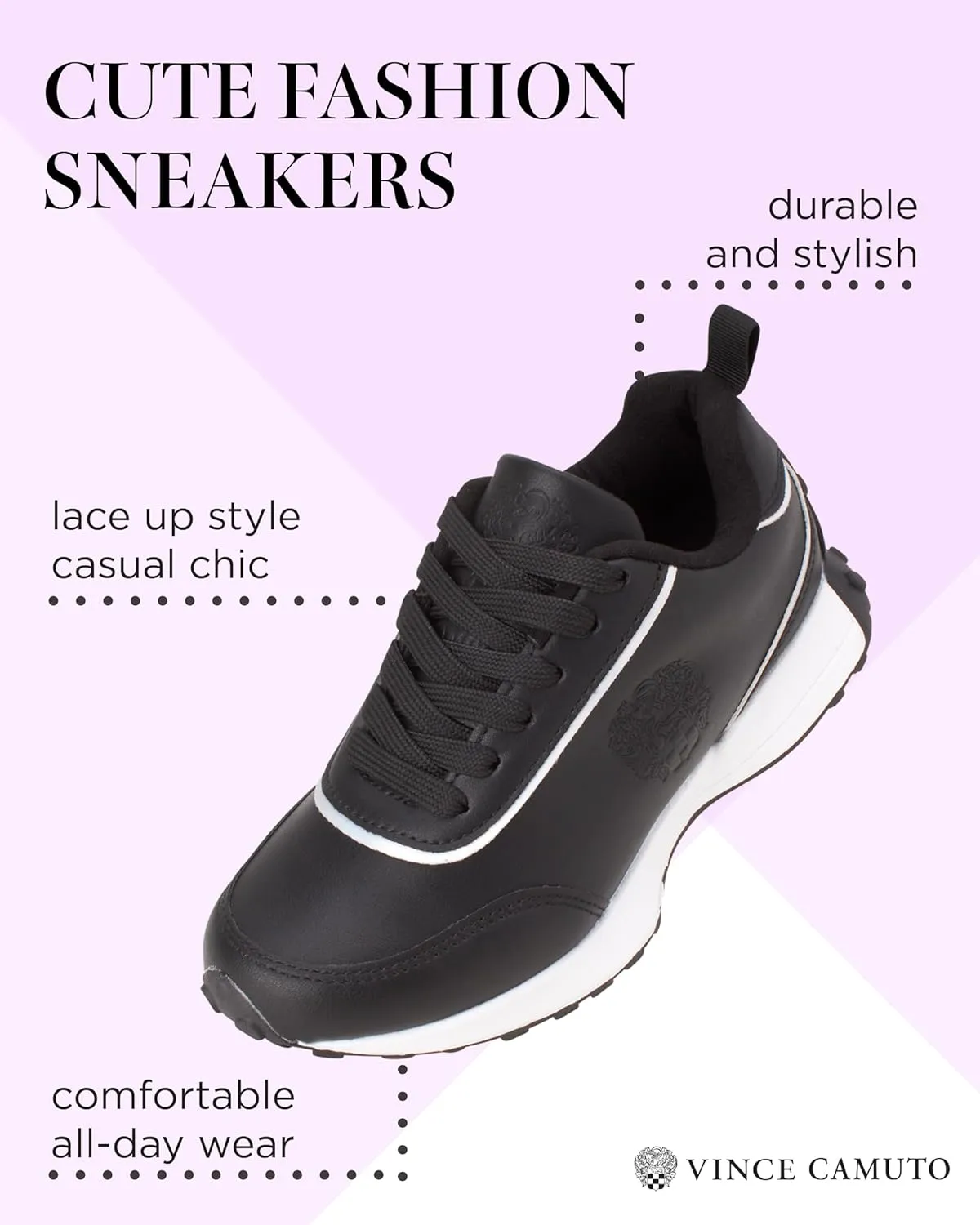 Vince Camuto Girls' Shoes - Cute Fashion Sneakers - Casual Shoes for Girls (11-4)