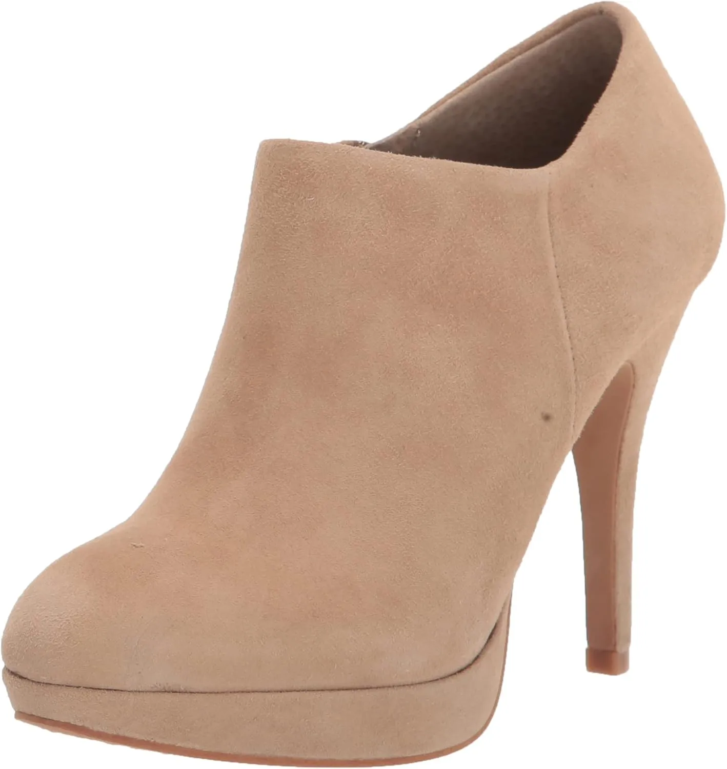Vince Camuto Women's Footwear Women's Elvin Platform Bootie Ankle Boot, Tortilla, 8.5