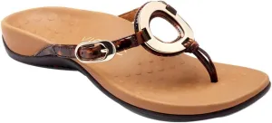Vionic Women's Rest Karina Backstrap Sandal- Supportive Ladies Slip on Sandals That Include Three-Zone Comfort with Orthotic Insole Arch Support, Medium and Wide Fit