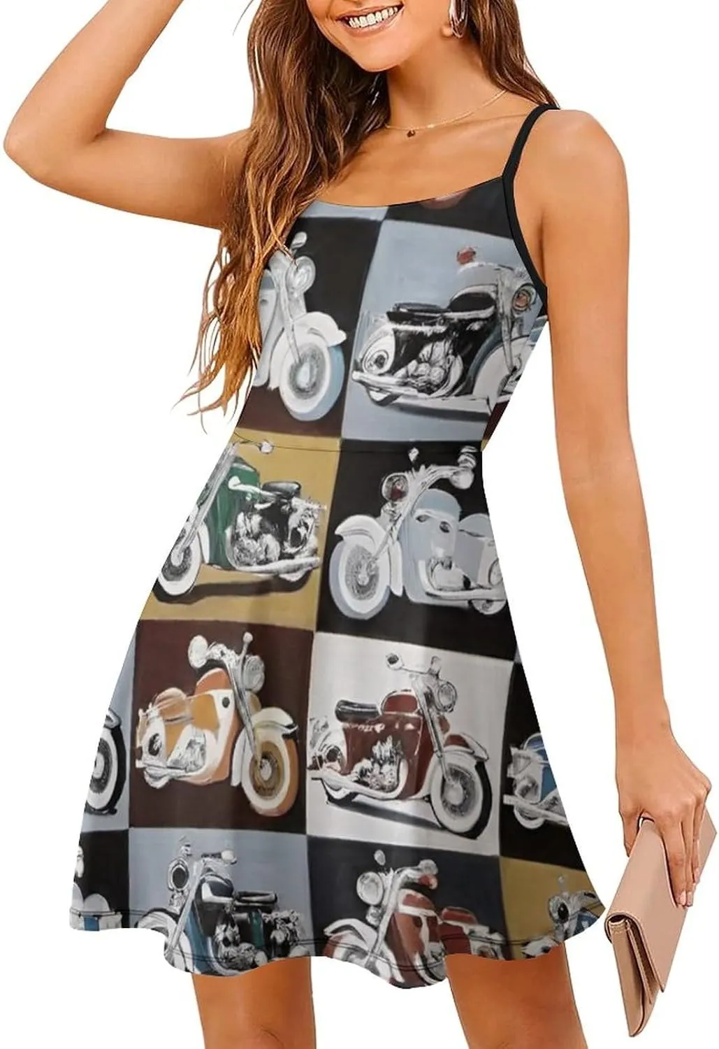 Women Girls Summer 2025 Loose Flowy Swing Shift Dresses for Party Holiday