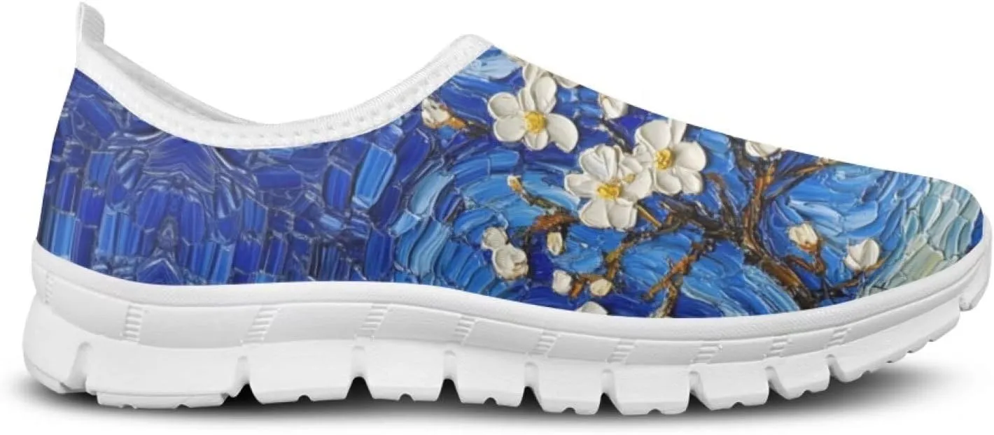 Women Slip On Sneakers Trendy Casual Shoes Womens Non Slip Walking Shoes