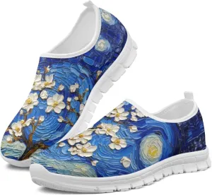 Women Slip On Sneakers Trendy Casual Shoes Womens Non Slip Walking Shoes