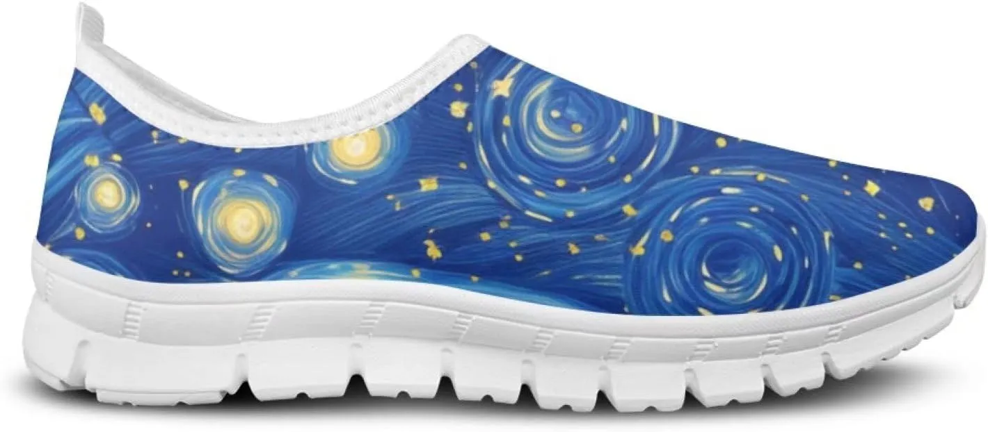 Women Slip On Sneakers Trendy Casual Shoes Womens Non Slip Walking Shoes