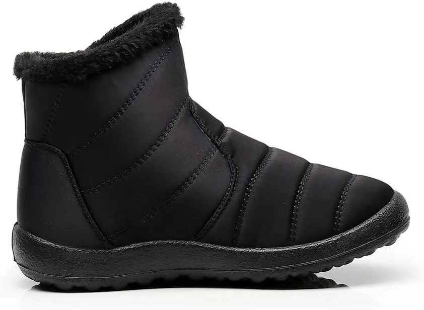 Women Winter Boots Ankle Adults Fleece Lined Snow Boots Snow Boots Womens Winter Ankle Boots Ladies Winter Boot for Elderly Women Rain Boots Women Snow Booties for Men
