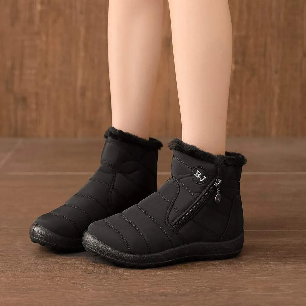 Women Winter Boots Ankle Adults Fleece Lined Snow Boots Snow Boots Womens Winter Ankle Boots Ladies Winter Boot for Elderly Women Rain Boots Women Snow Booties for Men