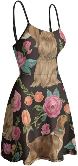Women's 2025 Summer Loose Flowy Swing Shift Dresses for Vacation Party