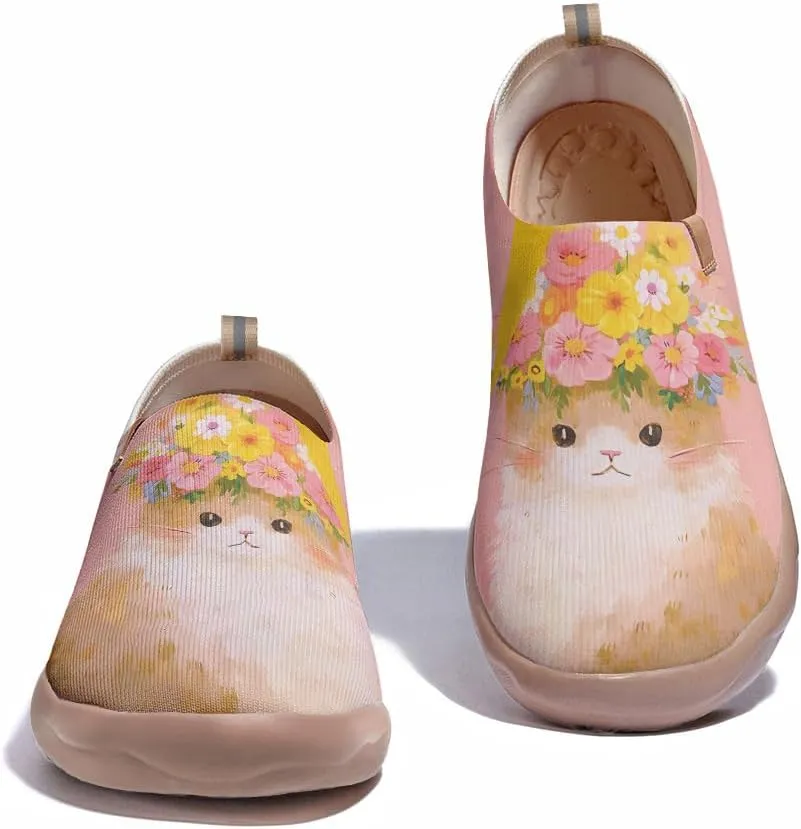 Women's Art Travel Shoes Slip-on Loafers Comfortable, Light and Fashionable Sneakers