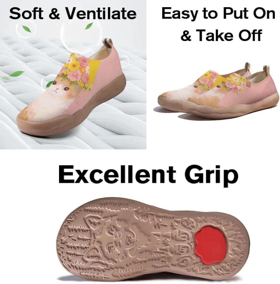 Women's Art Travel Shoes Slip-on Loafers Comfortable, Light and Fashionable Sneakers