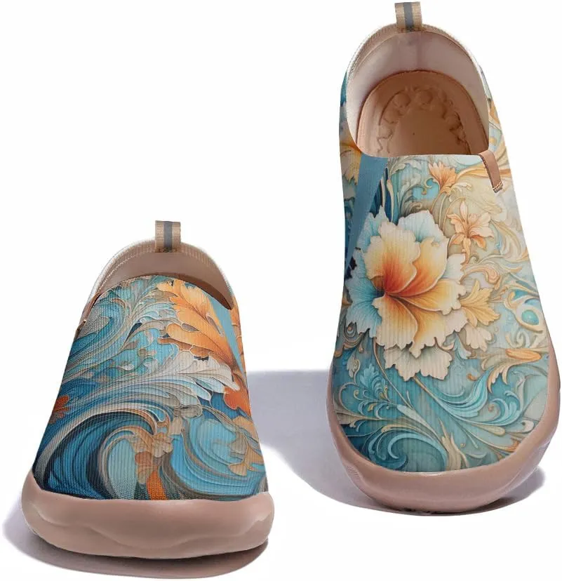 Women's Art Travel Shoes Slip-on Loafers Comfortable, Light and Fashionable Sneakers