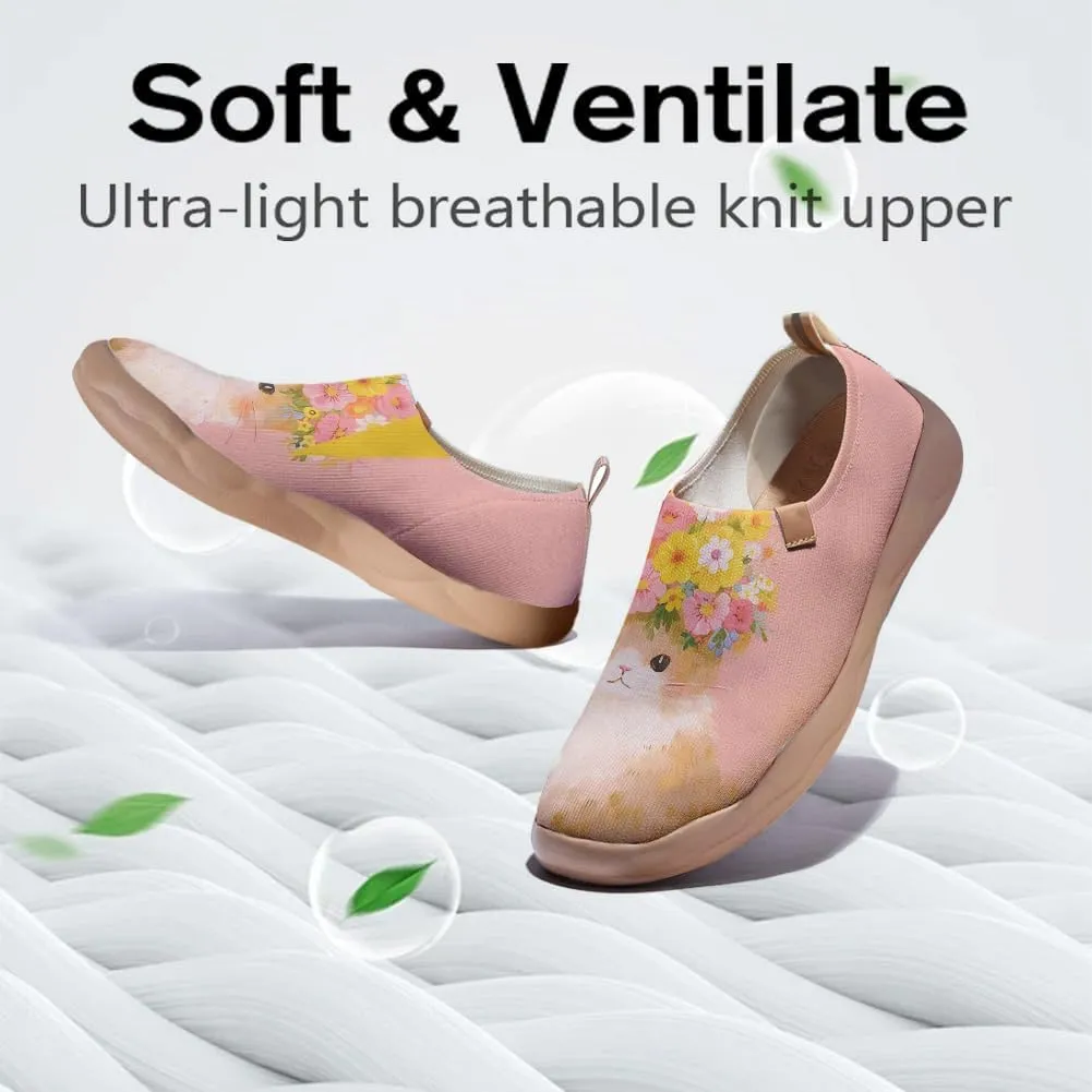 Women's Art Travel Shoes Slip-on Loafers Comfortable, Light and Fashionable Sneakers