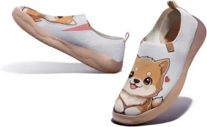 Women's Artistic Painted Travel Shoes Slip-On Casual Leather Loafers Lightweight and Comfortable Animal Style Sneakers