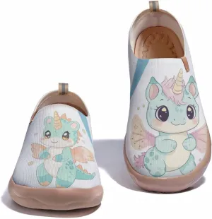 Women's Blossom Slip On Shoes Colorful Comfortable Lightweight Art Travel Sneakers Casual Floral Stylish Everyday Loafers