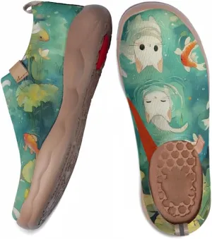 Women's Blossom Slip On Shoes Colorful Comfortable Lightweight Art Travel Sneakers Casual Floral Stylish Everyday Loafers