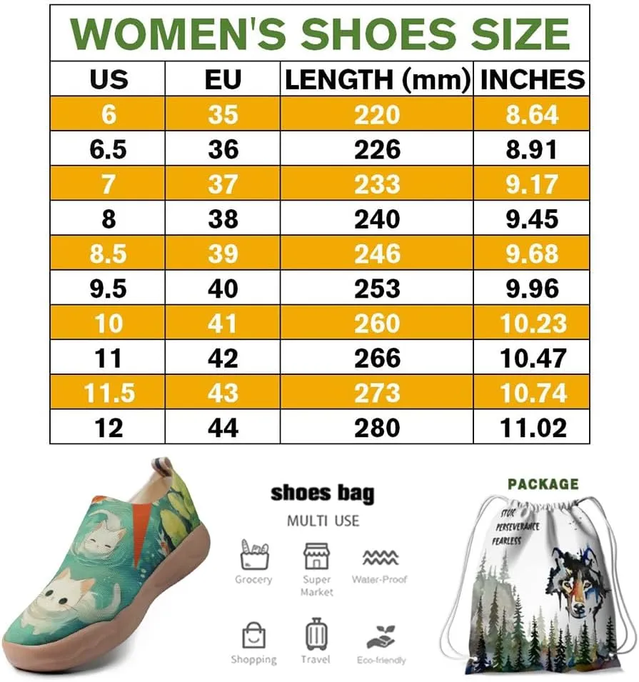 Women's Blossom Slip On Shoes Colorful Comfortable Lightweight Art Travel Sneakers Casual Floral Stylish Everyday Loafers