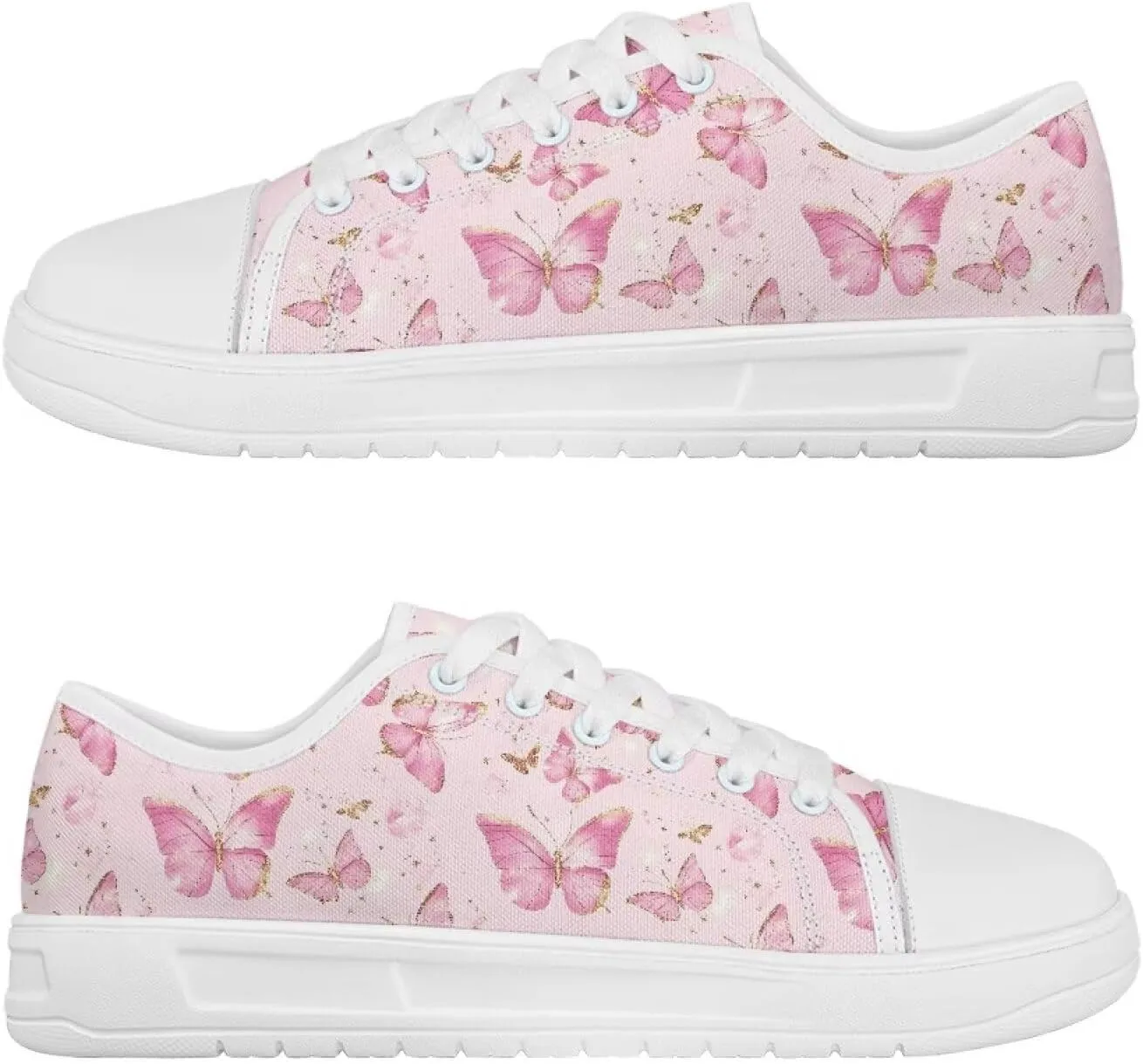 Womens Canvas Sneakers Lightweight Lace Up Fashion Comfortable Canvas Shoes Low Top Slip On Casual Tennis Walking Footwear