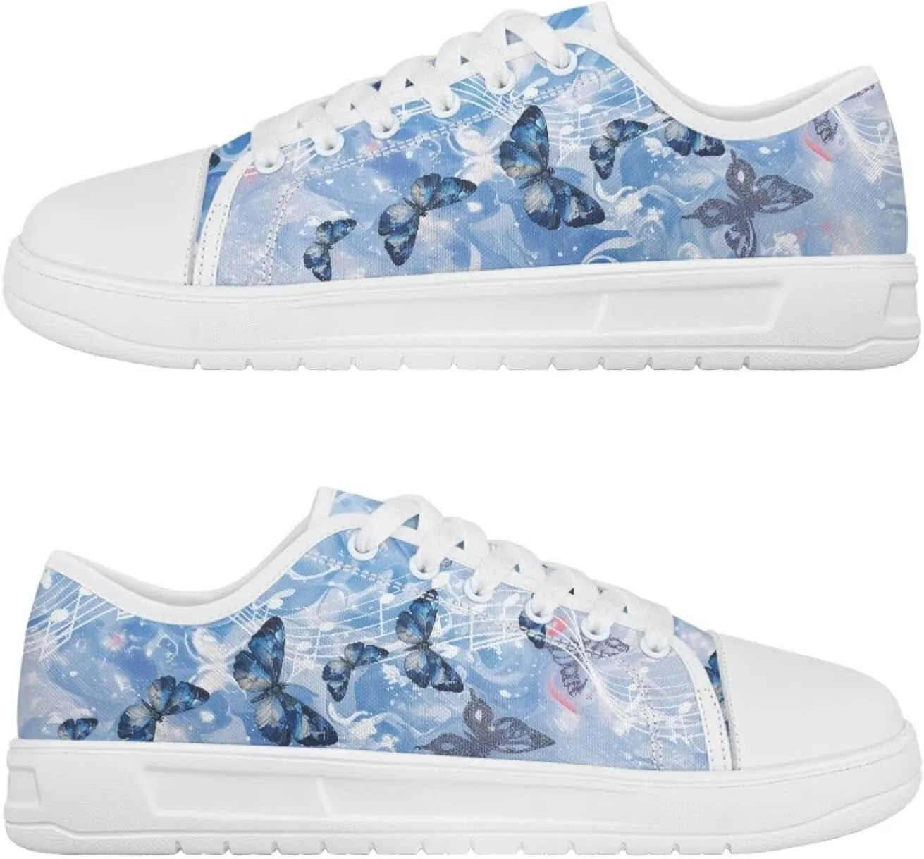 Womens Canvas Sneakers Lightweight Lace Up Fashion Comfortable Canvas Shoes Low Top Slip On Casual Tennis Walking Footwear