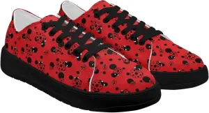Women’s Canvas Sneakers Orthotic Walking Shoes with Memory Foam Non-Slip Canvas Shoes for Hiking Walking Running