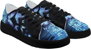 Women's Casual Canvas Shoes Comfortable Low Top Walking Shoes Classic Polyester Upper Arch Support Canvas Sneakers