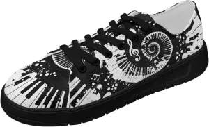 Women's Casual Canvas Sneakers Comfortable Low Top Walking Shoes Classic Lightweight Tennis Shoes Fashion Sneakers