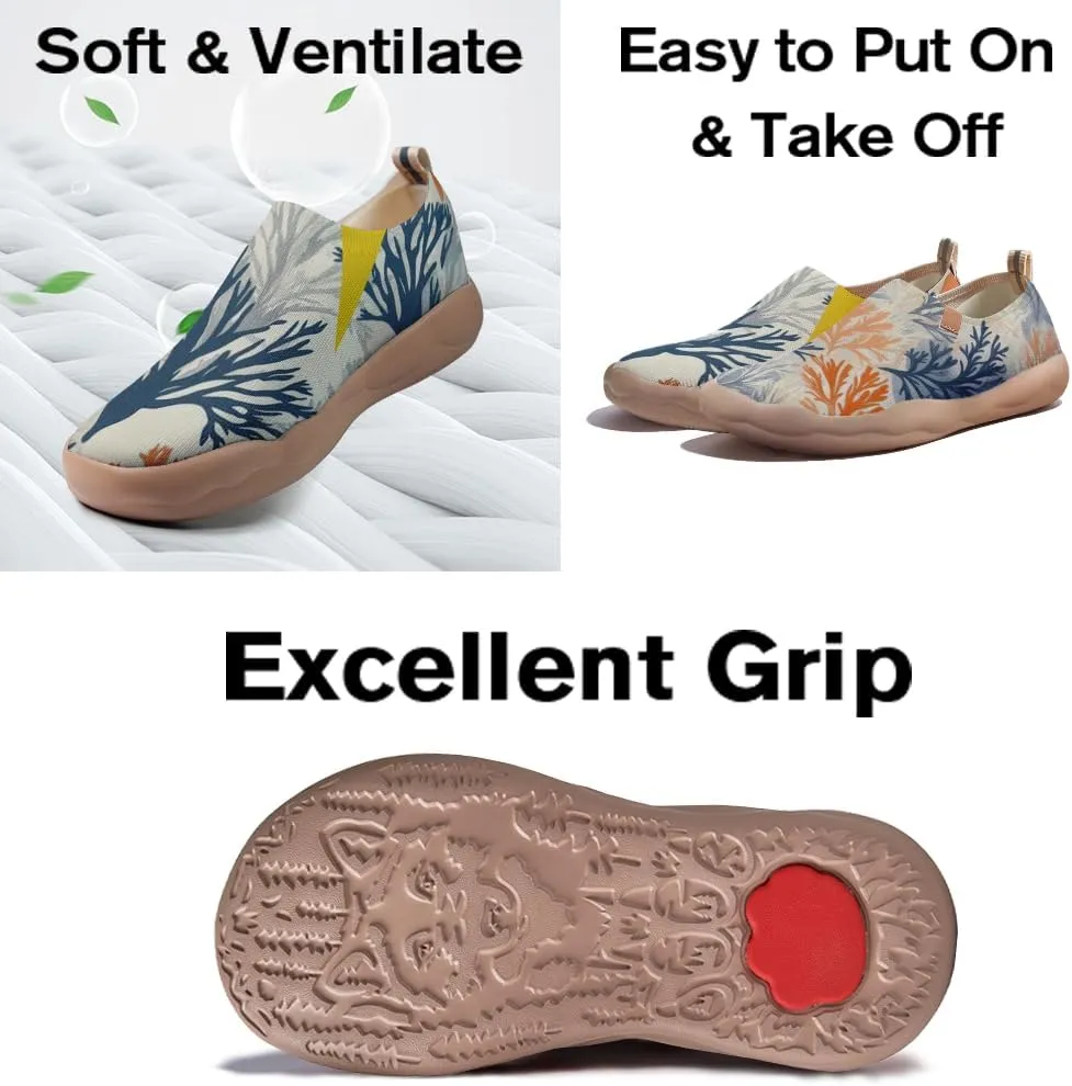 Women's Colorful Loafers, Slip-on Sneakers, Casual and Comfortable Walking Shoes