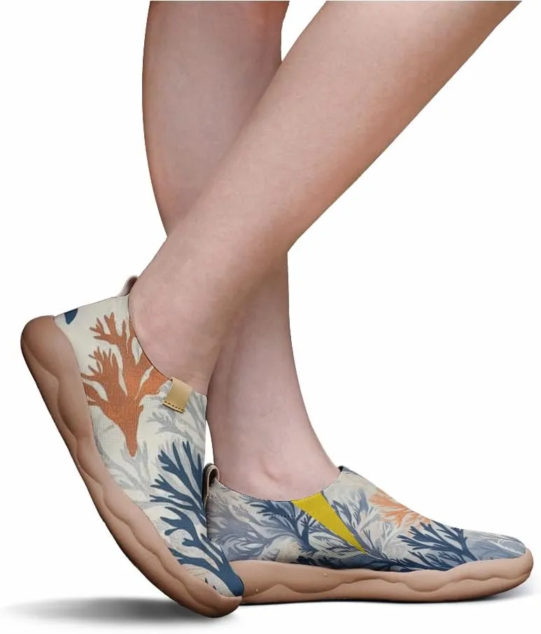 Women's Colorful Loafers, Slip-on Sneakers, Casual and Comfortable Walking Shoes