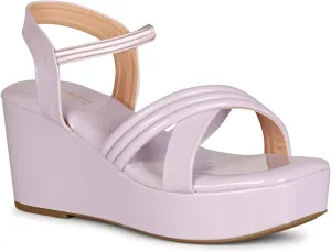 Women's Comfortable Sandals Wedges Heels with Ankle Strap | Open Toe Dressy Sandals for Casual, Formal, Office & Party Sandal