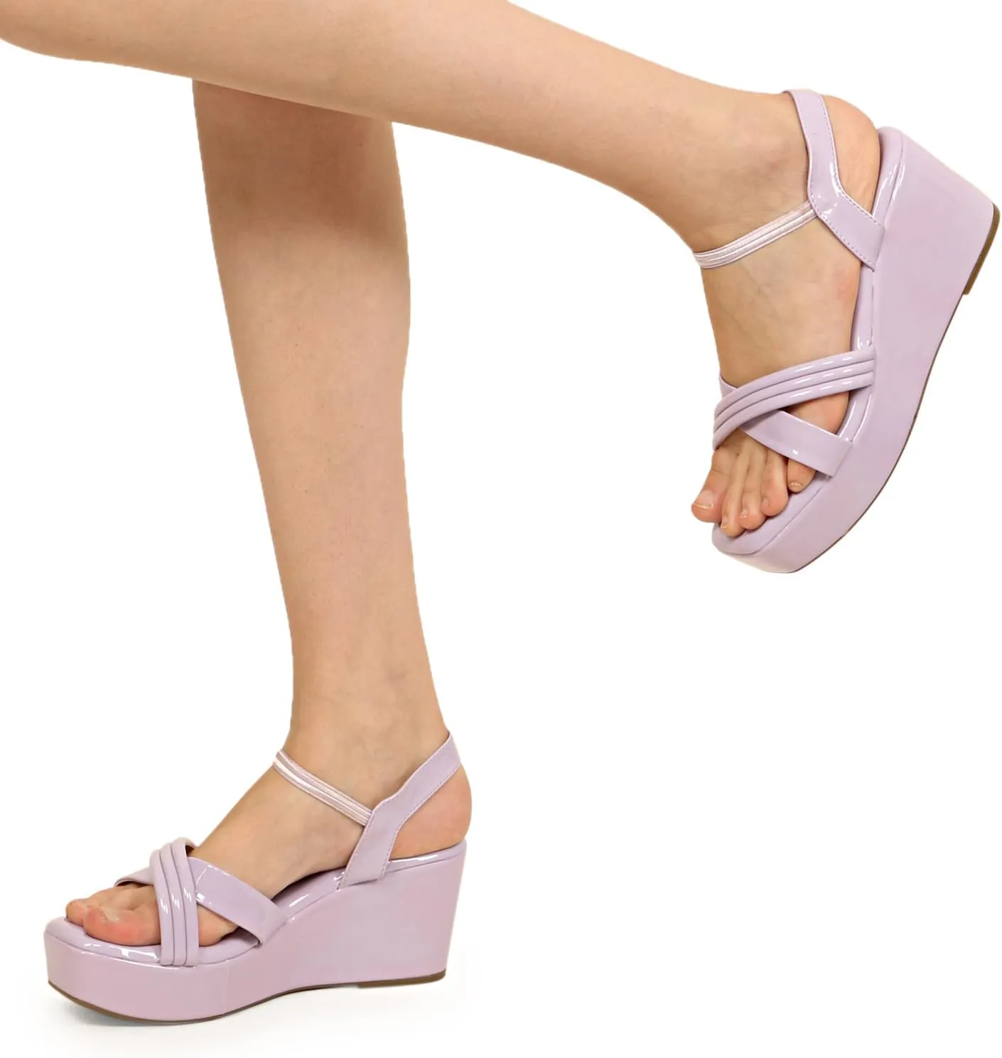 Women's Comfortable Sandals Wedges Heels with Ankle Strap | Open Toe Dressy Sandals for Casual, Formal, Office & Party Sandal