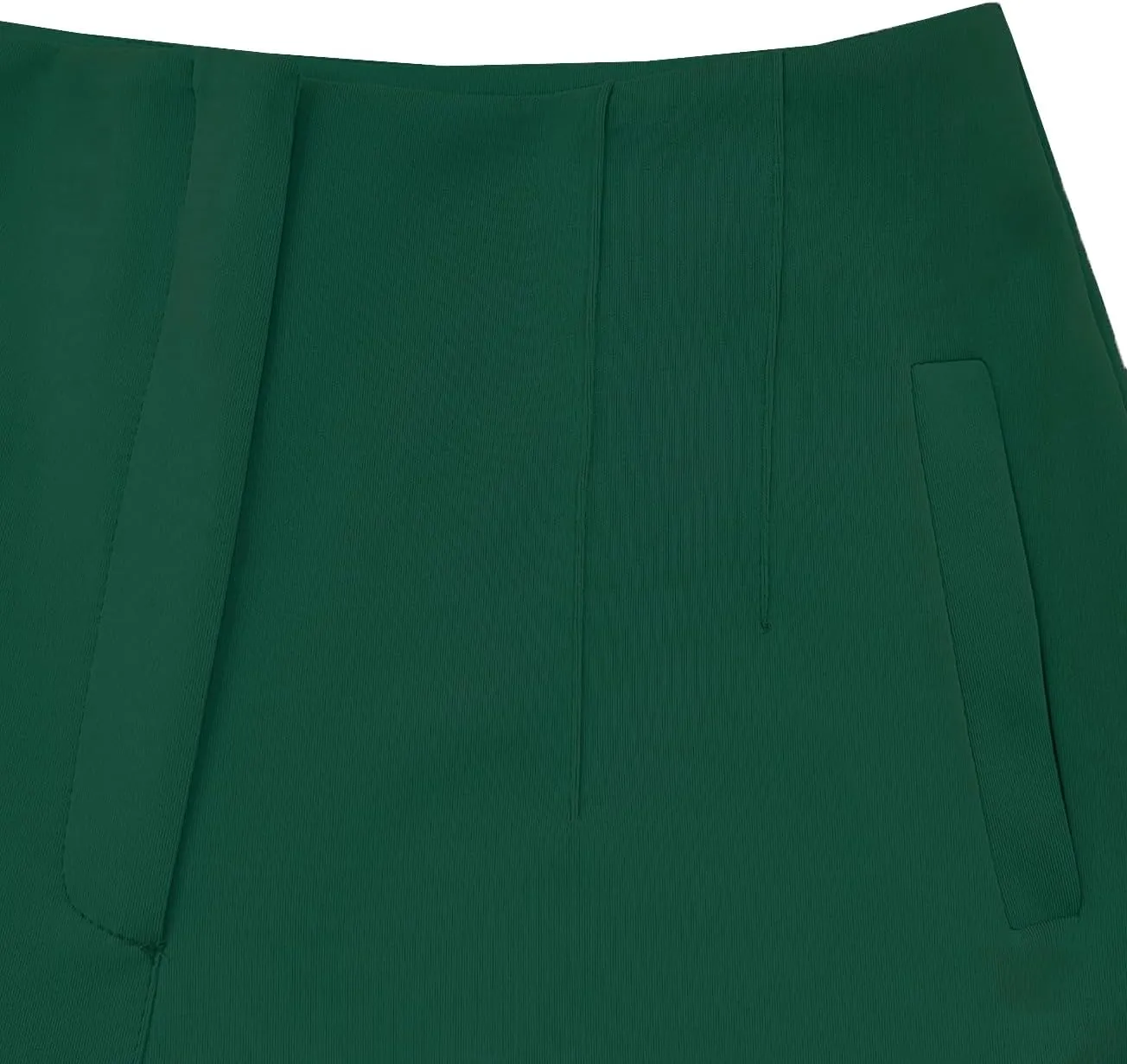 Womens High Waisted Pants Trendy Pleated Straight Leg Dress Pant Business Work Casual Trousers