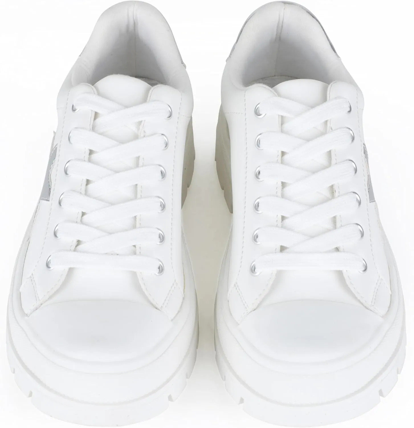 Women's Lace Up Sneaker, Classic Trendy Fashion Canvas Shoes 2305-2306-2307