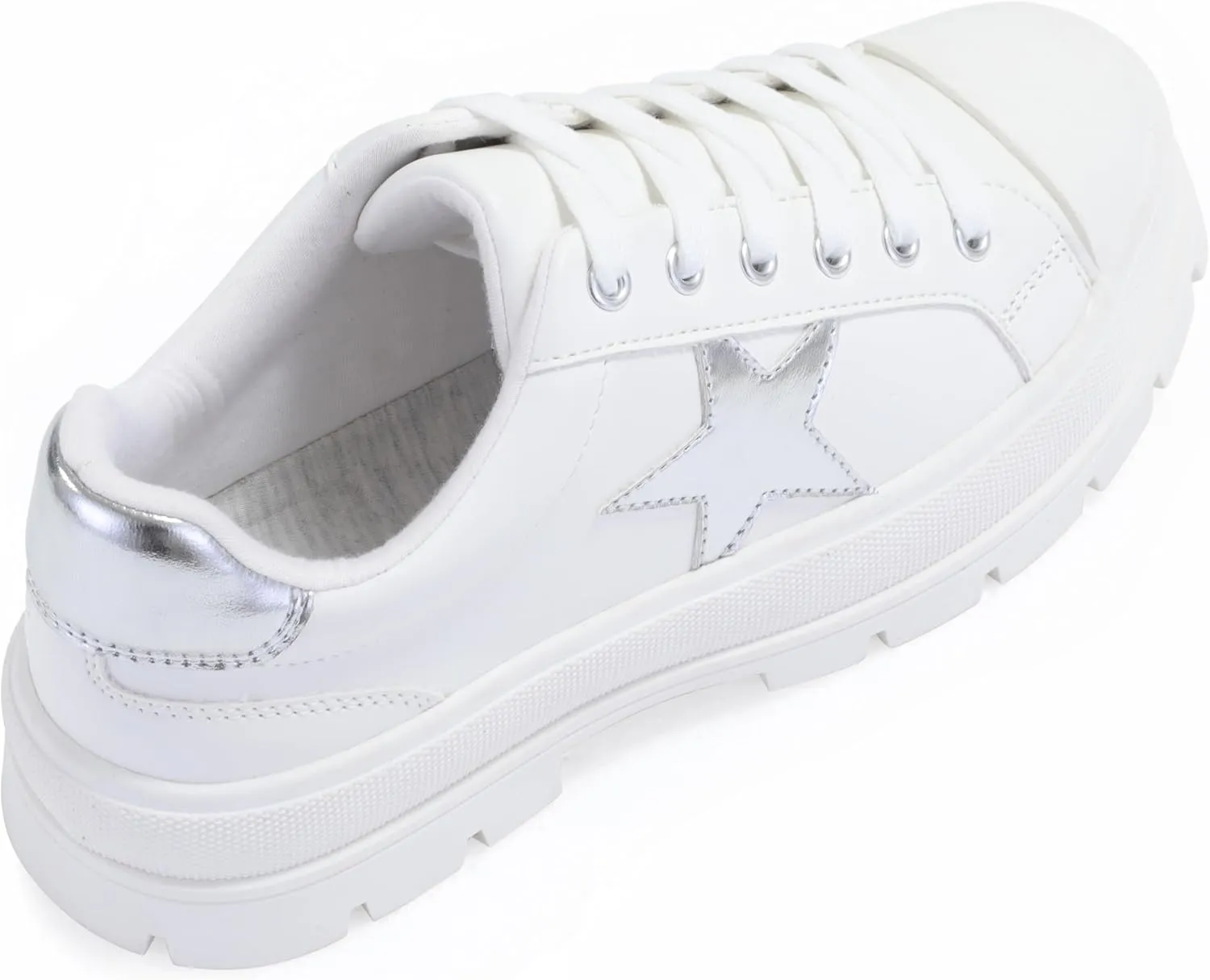 Women's Lace Up Sneaker, Classic Trendy Fashion Canvas Shoes 2305-2306-2307