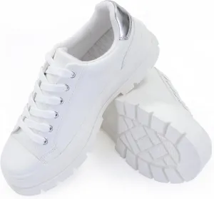 Women's Lace Up Sneaker, Classic Trendy Fashion Canvas Shoes 2305-2306-2307