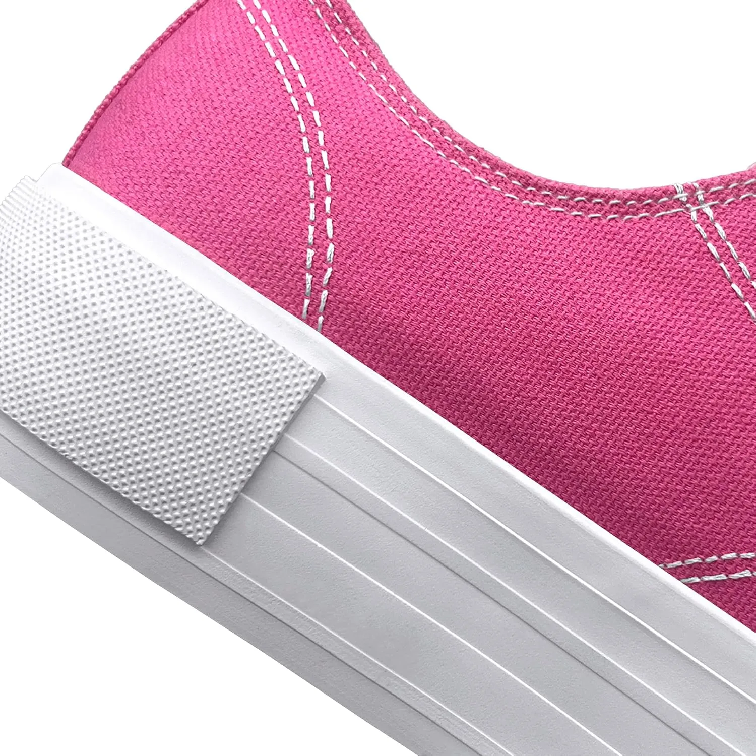 Women's Platform Sneakers 4cm Height Increase, Classic Canvas Platform Low Top Sneakers for Women and Teen Girls, Multiple Colors Fashion Trendy Cute Shoes