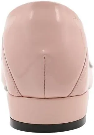 Women's Pointed Toe Patent Leather Handmade Two-Tone Slip On Soft Office Loafers Flats Shoes